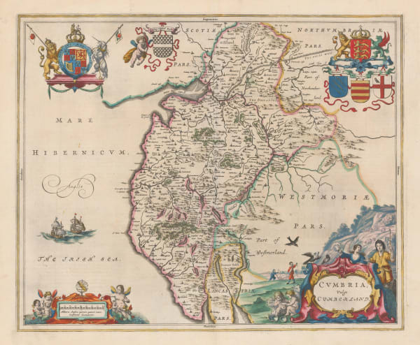 Willem & Jan Blaeu, Cumbria, 1648