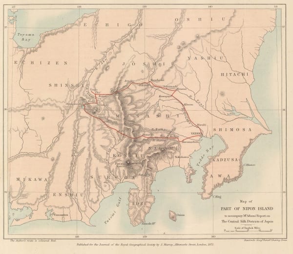 Royal Geographical Society (RGS), Kanto Region, Japan, 1871