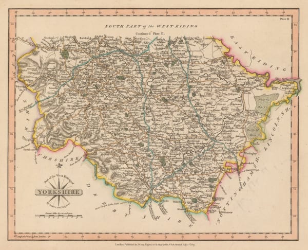 John Cary, Yorkshire - Southern part of the West Riding, 1809