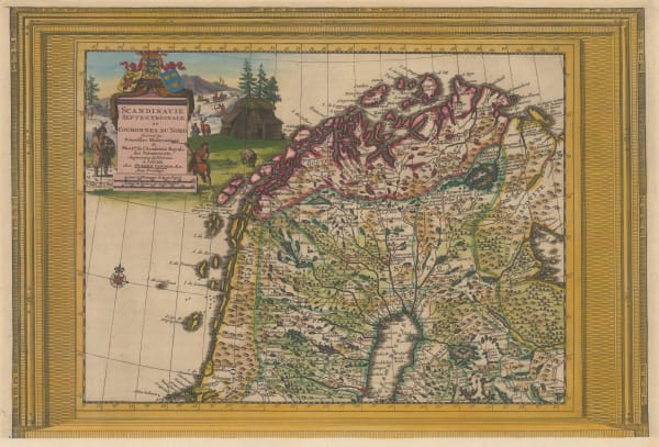 Pieter van der Aa, Northern Scandinavia, 1713