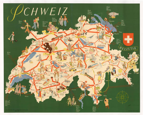 Swiss Federal Railways, Switzerland, 1939