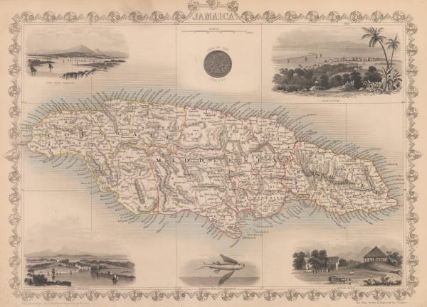 John Tallis, Jamaica, 1851