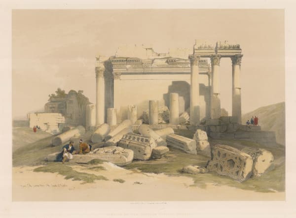 David Roberts, Lebanon - Baalbek, Heliopolis, 1843