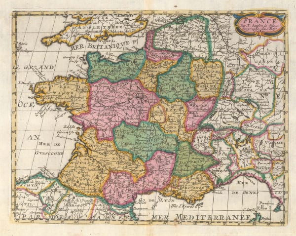 Nicolas Sanson, France, 1700