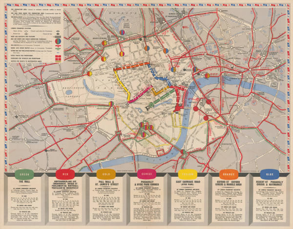 Geographia Ltd., Elizabeth II Coronation Map, 1953