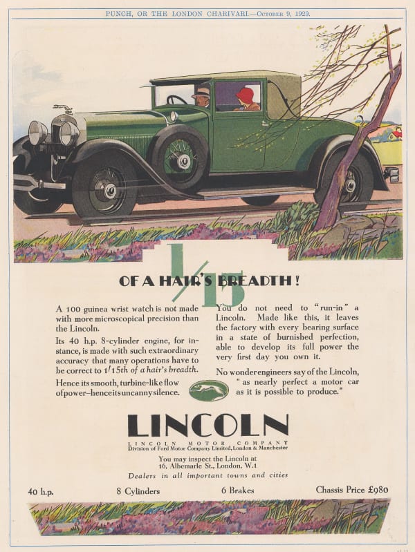 Punch, Automobiles - Lincoln Motor Company, 1934