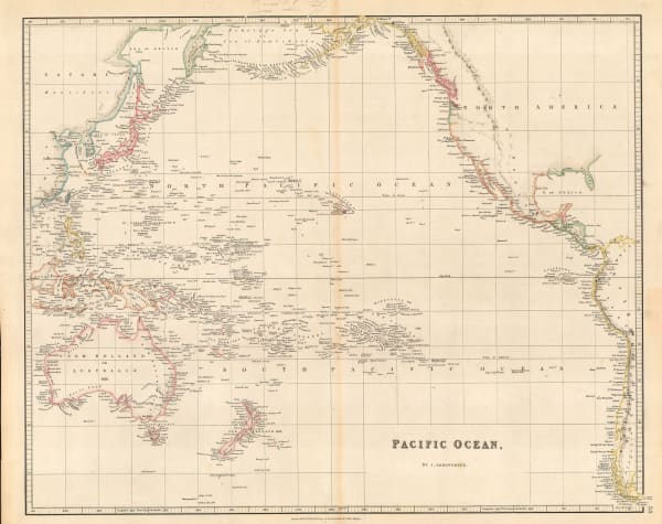 John Arrowsmith, Pacific Ocean, 1842