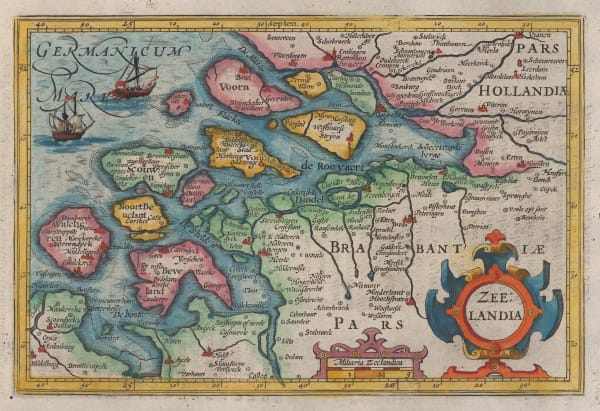 Mercator Hondius, Zeeland, 1635