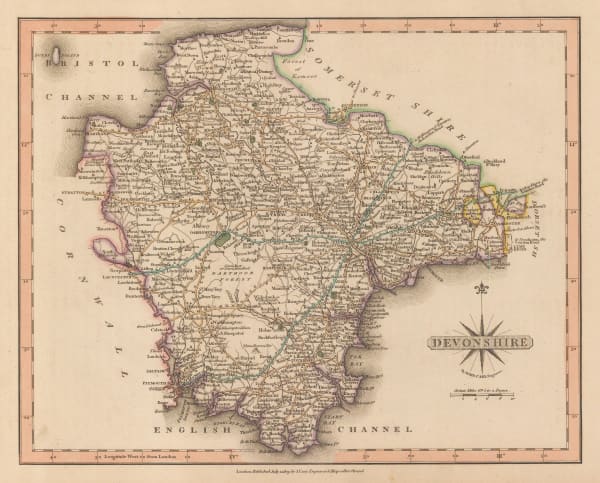 John Cary, Devonshire, 1809