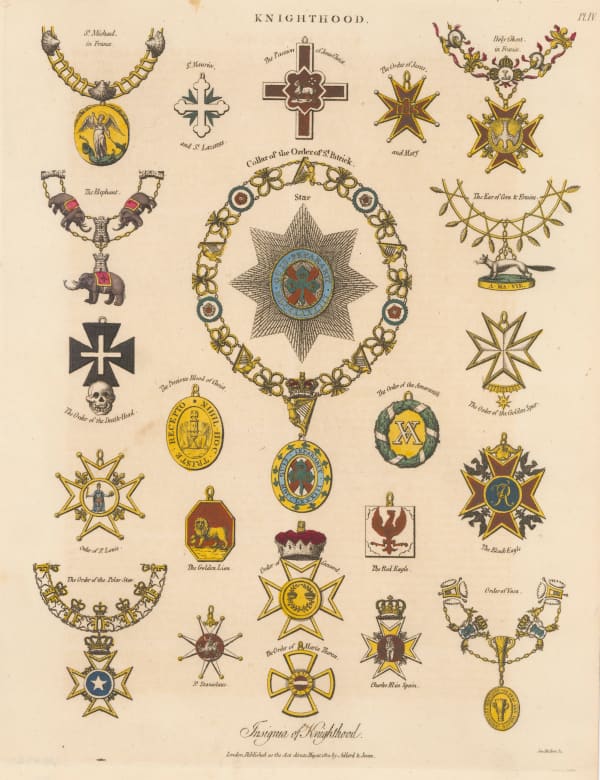 John Wilkes, Heraldry - Knighthood, 1829