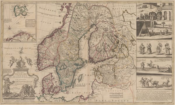 Herman Moll, Scandinavia, 1715 c.