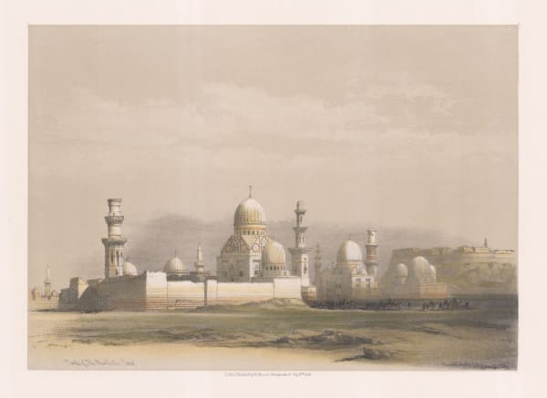 David Roberts, Egypt - Cairo, Tombs of the Mamlooks, 1849