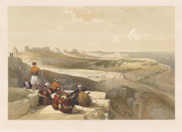 David Roberts, Holy Land - Askalon, 1842