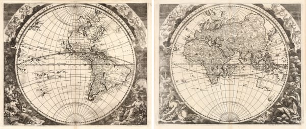 Johann Zahn, Facies Altera Hemi-Sphaerii Terrestris, 1696