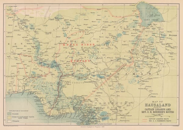 Scottish Geographical Society (SGS), Hausaland, Nigeria, 1896