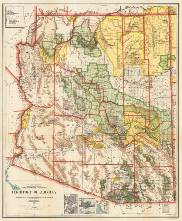 I. P. Berthrong, Territory of Arizona, 1910