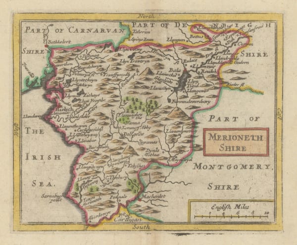 John Seller, Merioneth Shire, 1690 c.