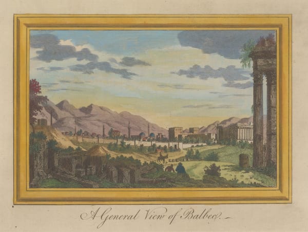 Herman Moll, Lebanon - Baalbek, Heliopolis, 1745
