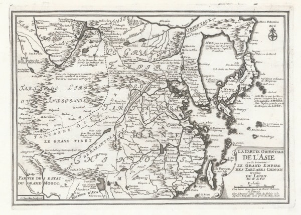 Nicolas de Fer, China, Japan & Korea, 1705
