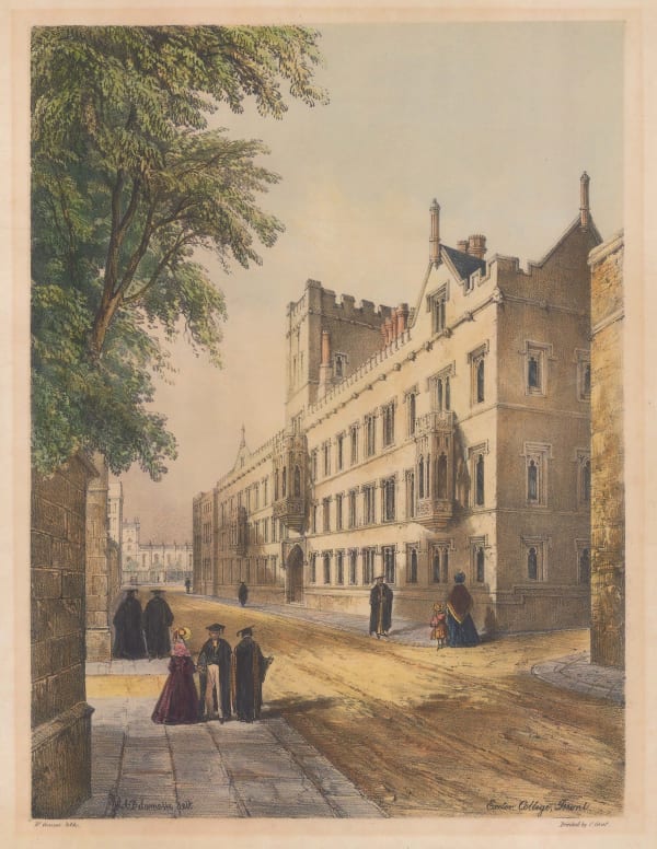 William Delamotte, Oxford University - Exeter College, 1840
