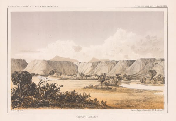 United States Pacific Railroad Expeditions (USPRR), Idaho - Teton Valley, 1857