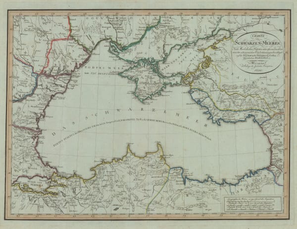Ferdinand Gotze, Survey of the Black Sea coast, 1800
