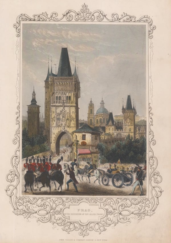 John Tallis, Czech Republic - Prague, Karlsbruck, 1853 c.