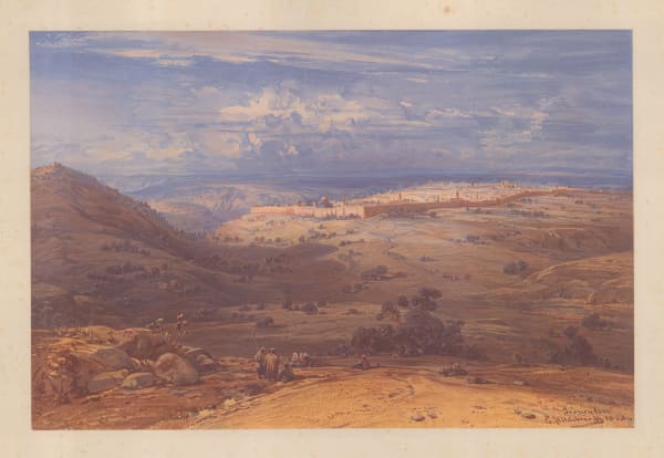 Eduard Hildebrandt, Jerusalem - Jerusalem and its environs, 1874 c.