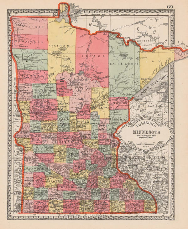 Henry Cuthbert Tunison, Minnesota, 1882