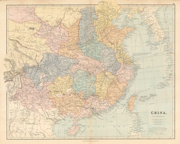 Edward Stanford, China, 1898