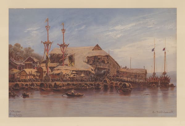 Eduard Hildebrandt, China - Macau, 1874 c.