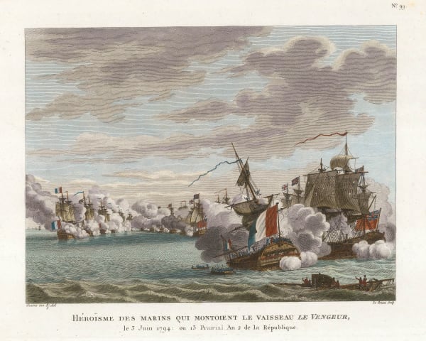 Yves-Marie Le Gouaz, Battle of the Glorious First of June 1794, 1794 c.