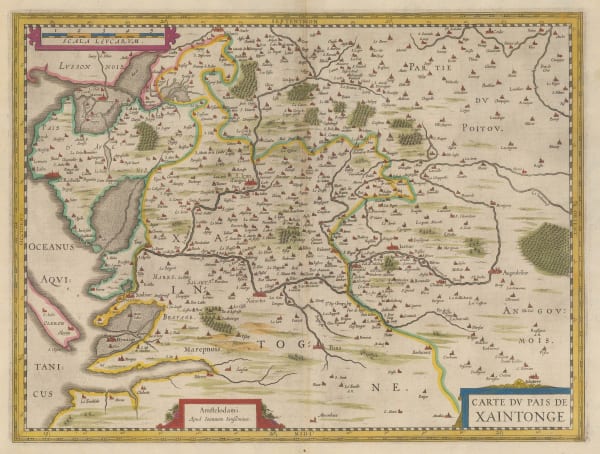 Jan Jansson, Saintonge, Charente-Maritime, 1636