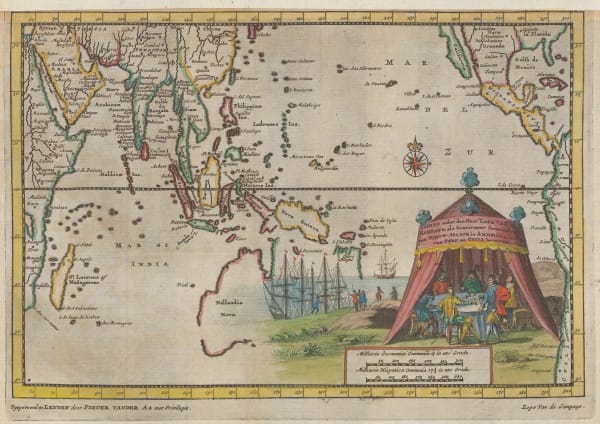 Pieter van der Aa, South-East Asia & the Pacific Ocean, 1706