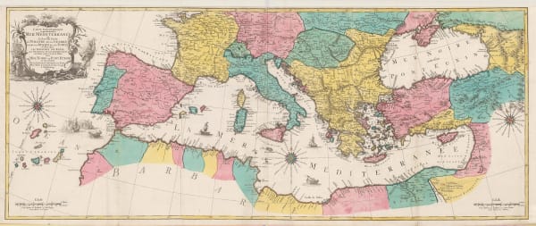 Tobias Conrad Lotter, The Mediterranean Sea, 1770