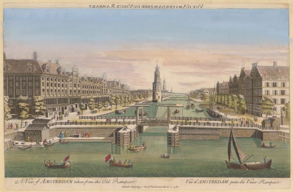 Vue D'Optique, Netherlands - Amsterdam, 1752