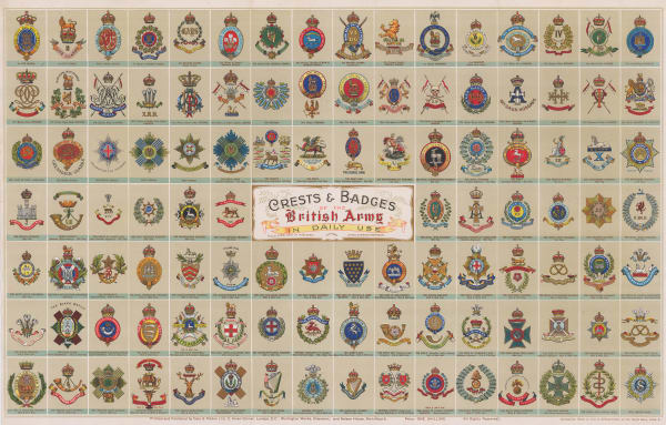 Gale & Polden Ltd, British Army - Crests and Badges, 1893