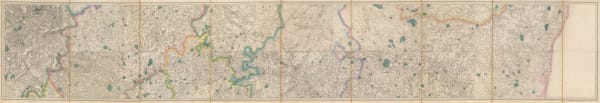 Ordnance Survey, England - Warwick to Suffolk, 1863