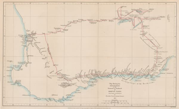 Royal Geographical Society (RGS), Western Australia, Hampton Plains, 1872