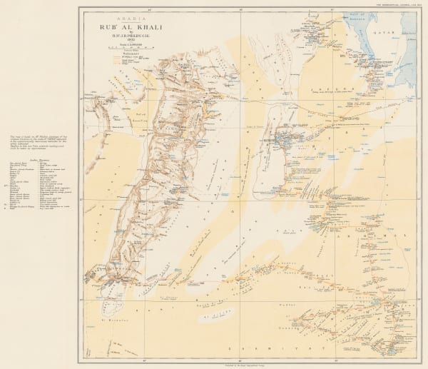 Royal Geographical Society (RGS), Arabia - Rub' Al Khali, 1933