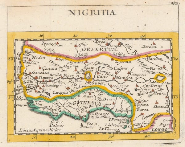 Pierre Duval, West Africa, 1680 c