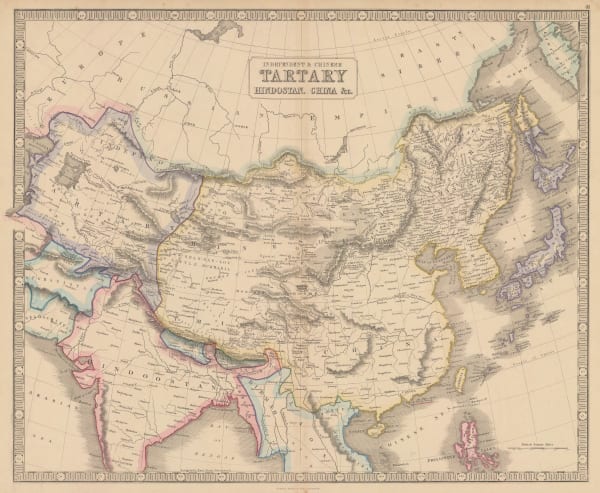 George Philip, China, India Korea and the Central Asian Republics, 1852