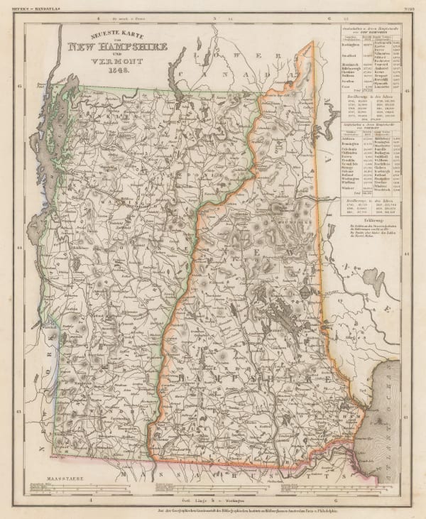 Joseph Meyer, New Hampshire and Vermont, 1846