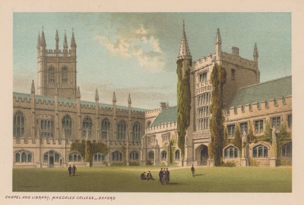 Thomas Nelson, Oxford University - Magdalen College, 1900 c.