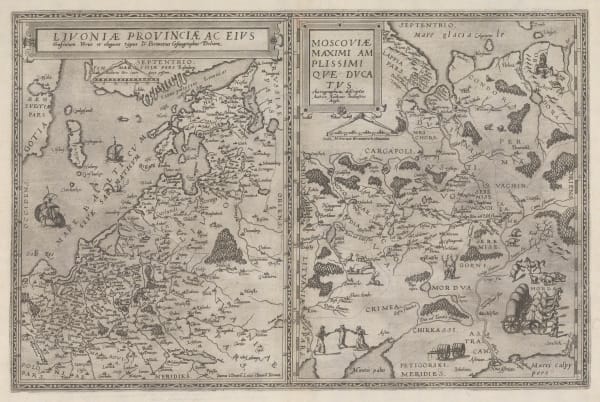 Gerard & Cornelis De Jode, Russia & the Baltic States, 1593