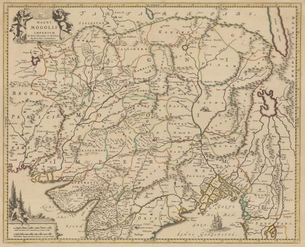 Covens (Jean) & Mortier (Cornelius), Magni Mogolis Imperium, 1720 c.