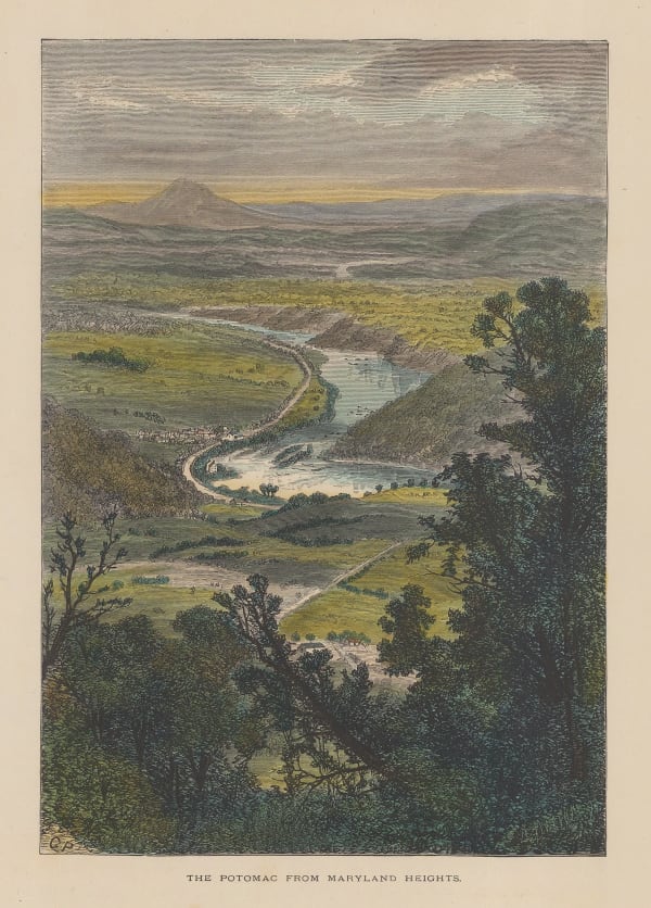 Picturesque America, Maryland - Potomac River, 1874