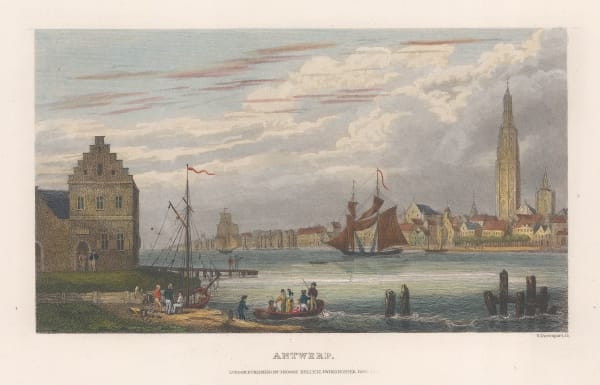 Thomas Kelly, Belgium - Antwerp, 1845 c.