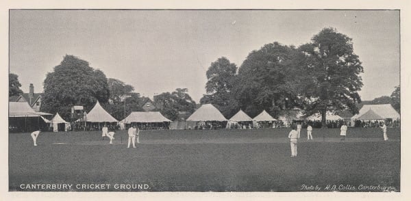 H. B. Collis, Cricket - Canterbury Cricket Ground, 1895