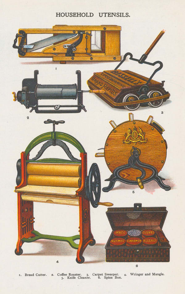 Mrs. Beeton, Household Utensils, 1907